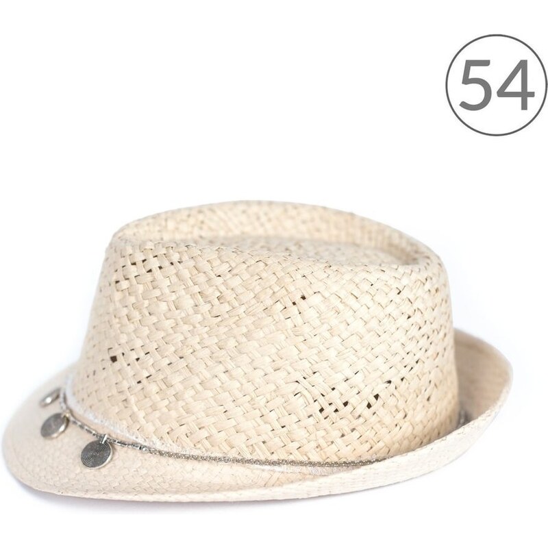 Art Of Polo Trilby klobouk bílý s penízky