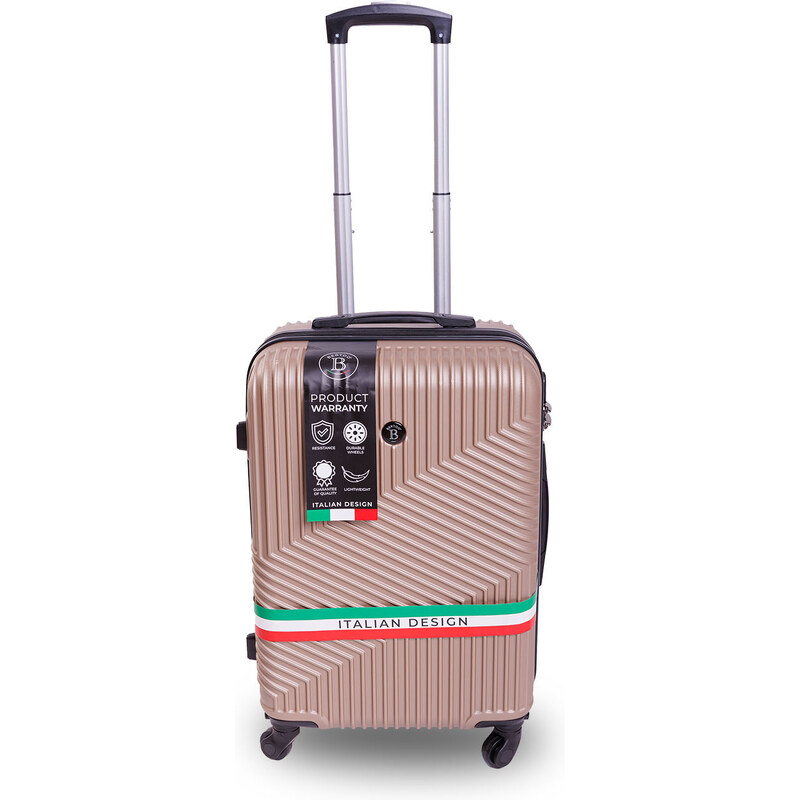 Cestovní kufr BERTOO Milano - champagne M