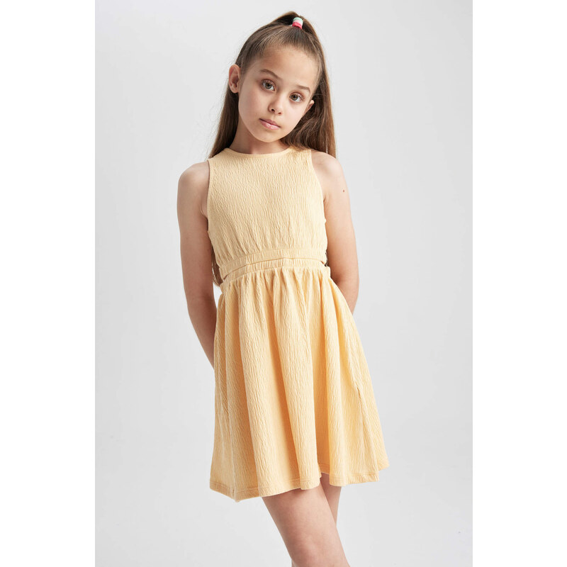 DEFACTO Girl Sleeveless Cotton Dress