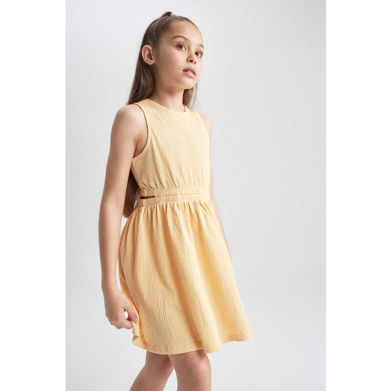 DEFACTO Girl Sleeveless Cotton Dress