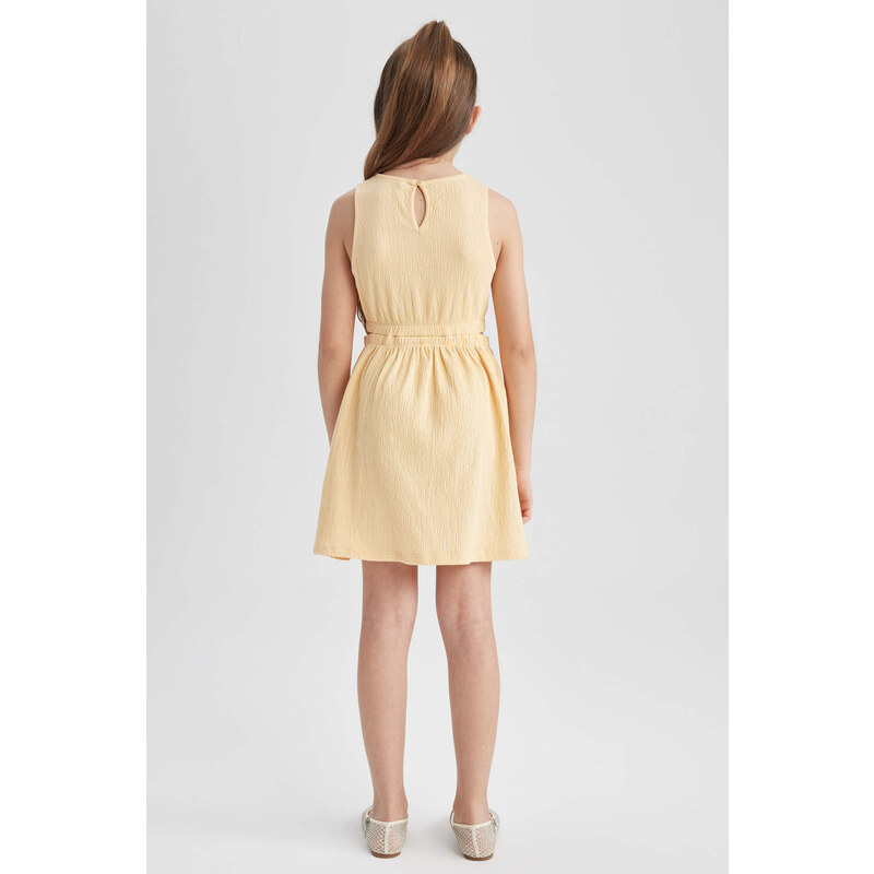 DEFACTO Girl Sleeveless Cotton Dress