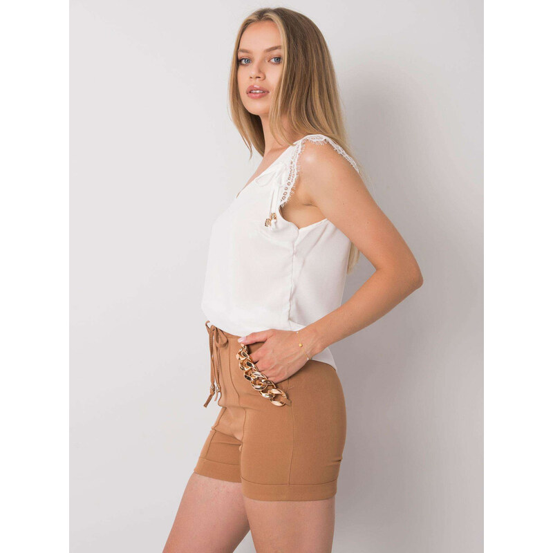 Šortky DHJ SN model 15733976 světle hnědá - FPrice