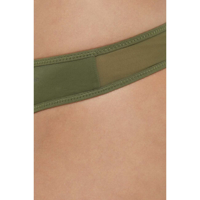 Dámské tanga QF6816E 0SR khaki - Calvin Klein