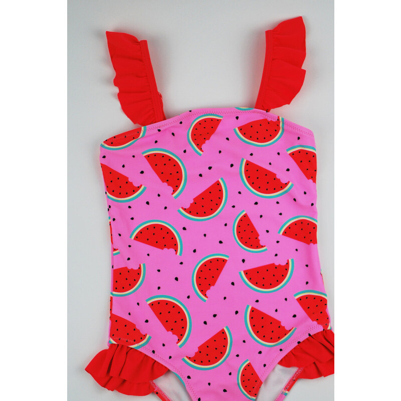 Noviti Jednodílné dívčí plavky se vzorem melounů KD005