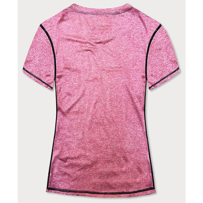 MADE IN ITALY Růžové dámské sportovní tričko T-shirt (A-2165)