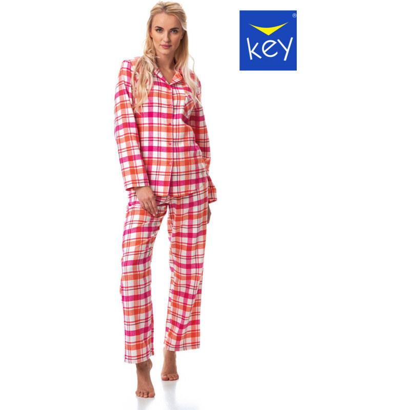 Key Dámské pyžamo LNS 437 B23 2XL-4XL