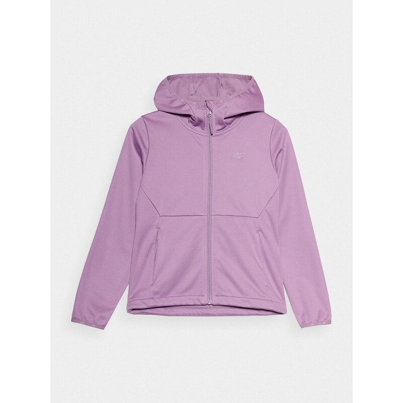 Dívčí bunda softshell 4FJSS23TSOFF042-52S lila - 4F