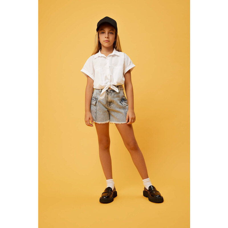 DEFACTO Girl Cargo Fit Short