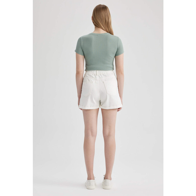 DEFACTO Paperbag Fit Jean High waist Short