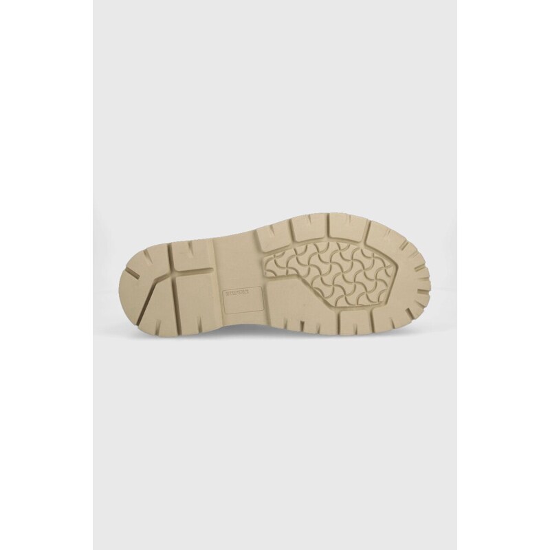 Semišové kotníkové boty Birkenstock pánské, hnědá barva