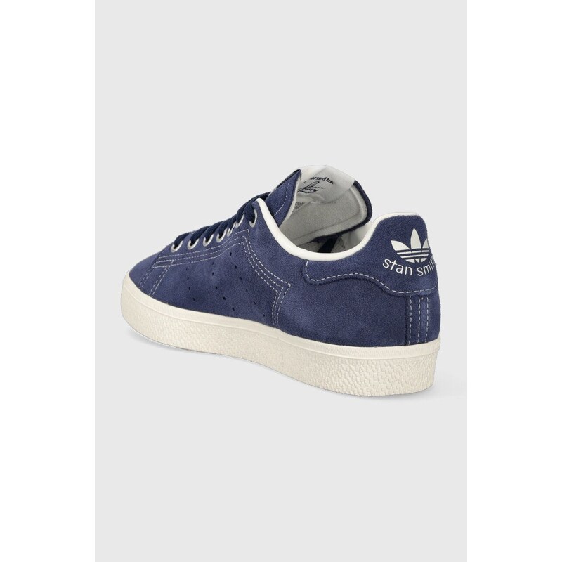 Semišové sneakers boty adidas Originals STAN SMITH CS tmavomodrá barva