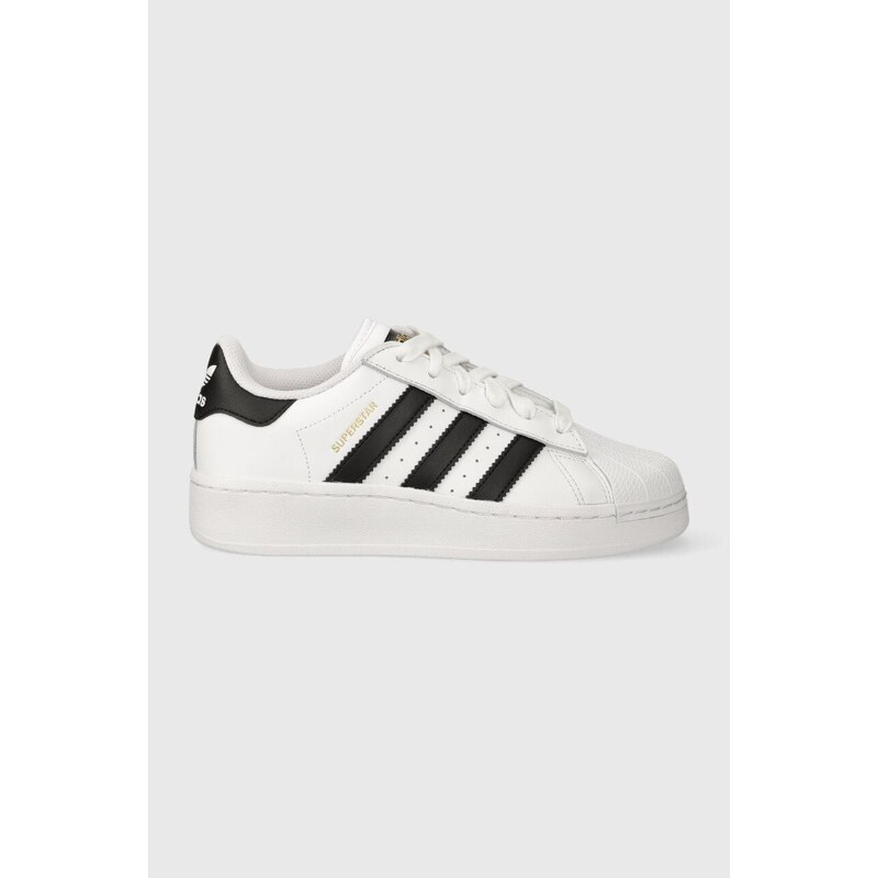 Kožené sneakers boty adidas Originals Superstar XGL J bílá barva, IE6808