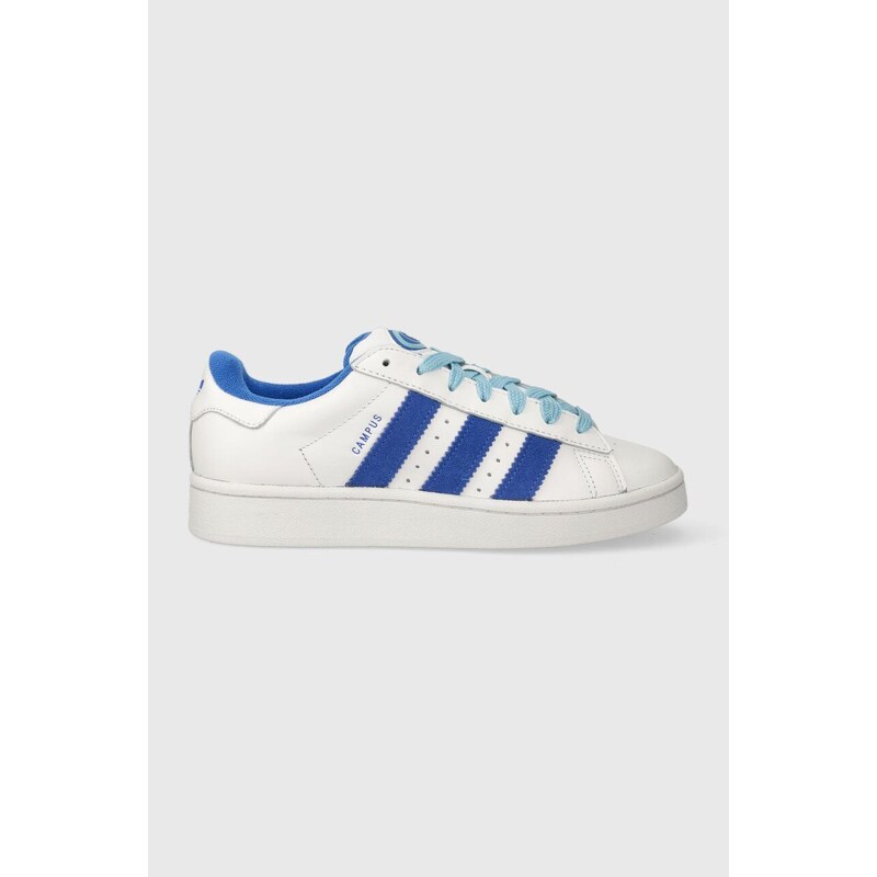 Kožené sneakers boty adidas Originals Campus 00s bílá barva, ID2066