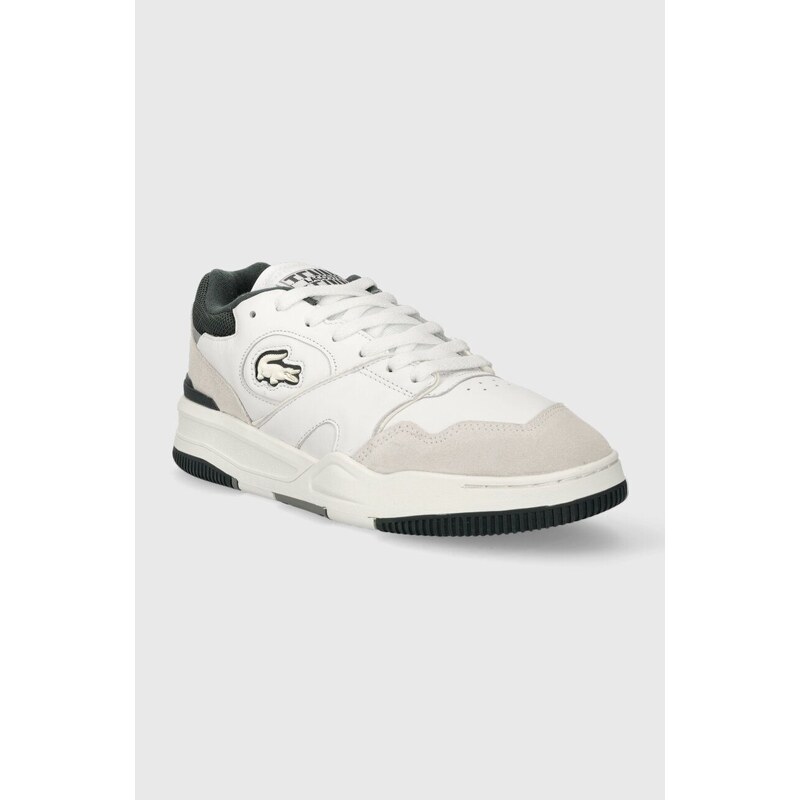 Kožené sneakers boty Lacoste LINESHOT 223 3 SMA bílá barva, 46SMA0088