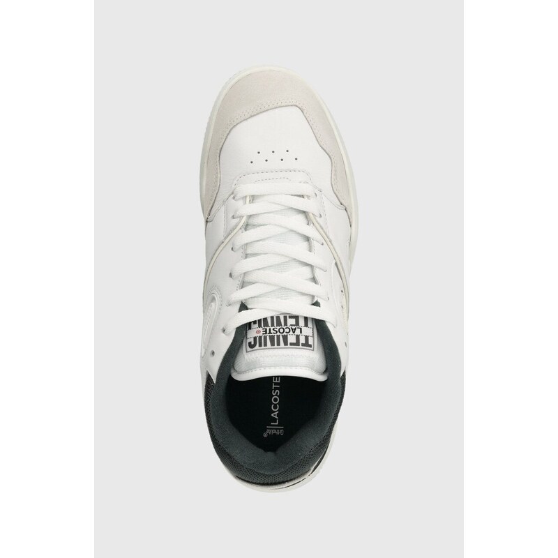 Kožené sneakers boty Lacoste LINESHOT 223 3 SMA bílá barva, 46SMA0088