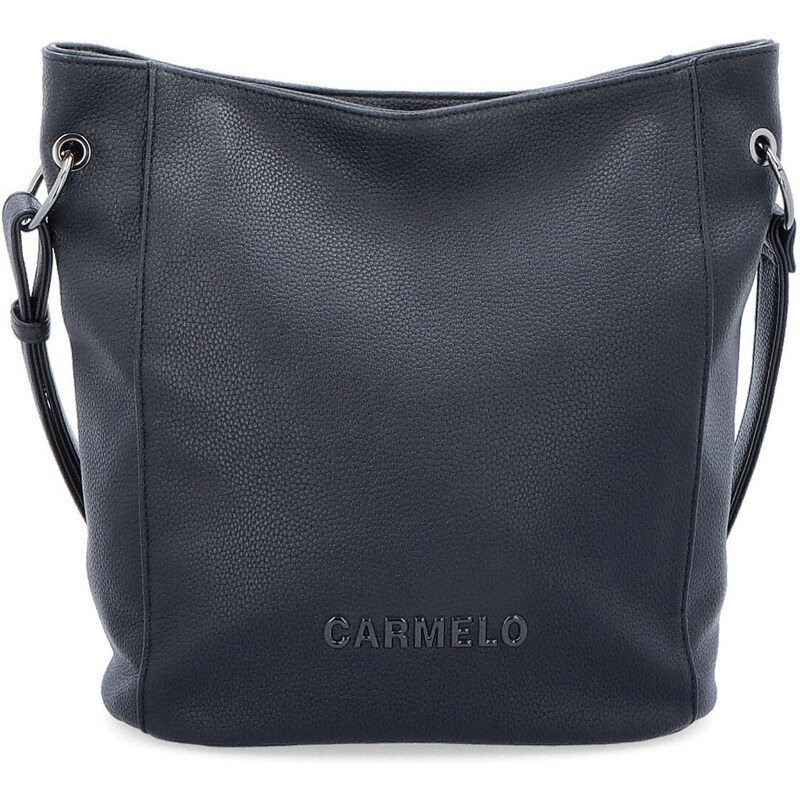 Kabelka ze syntetické kůže crossbody Carmelo černá 4278 C