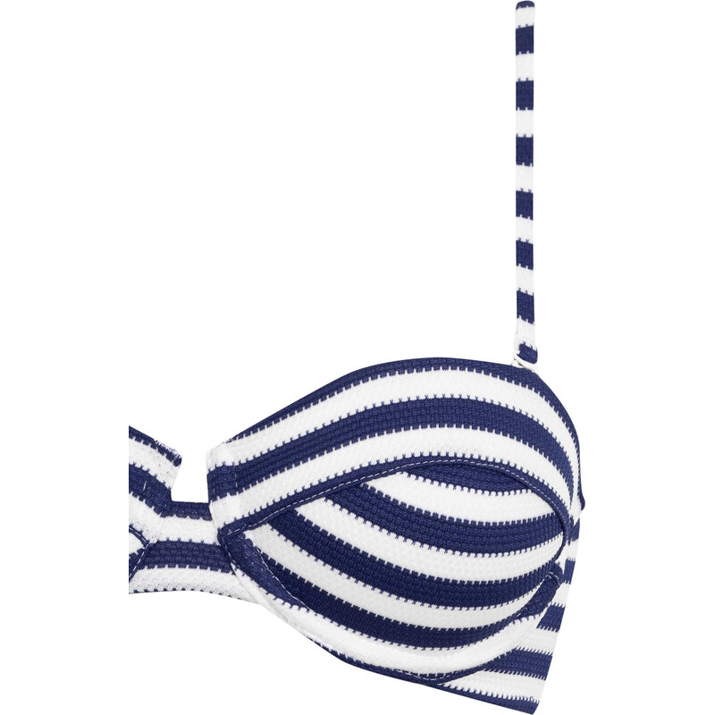 DEFACTO Regular Fit Striped Bikini Top