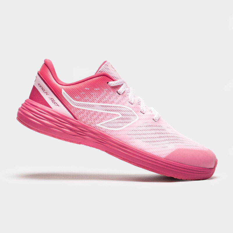 KIPRUN Dětské boty na atletiku Kiprun Fast růžovo-bílé