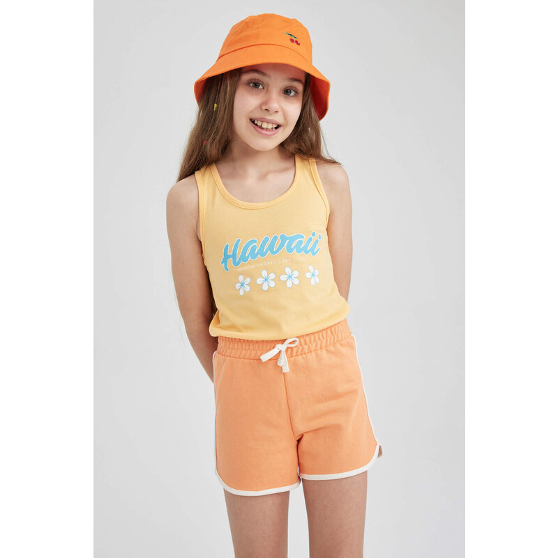 DEFACTO Girl Sweatshirt Fabric Shorts