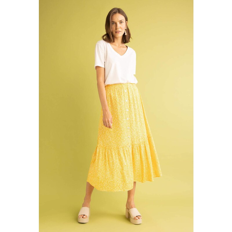 DEFACTO Traditional A Cut Midi Skirt