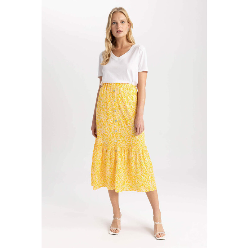 DEFACTO Traditional A Cut Midi Skirt