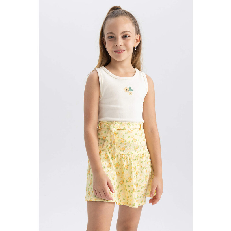 DEFACTO Girl Regular Fit Knitted Skirt