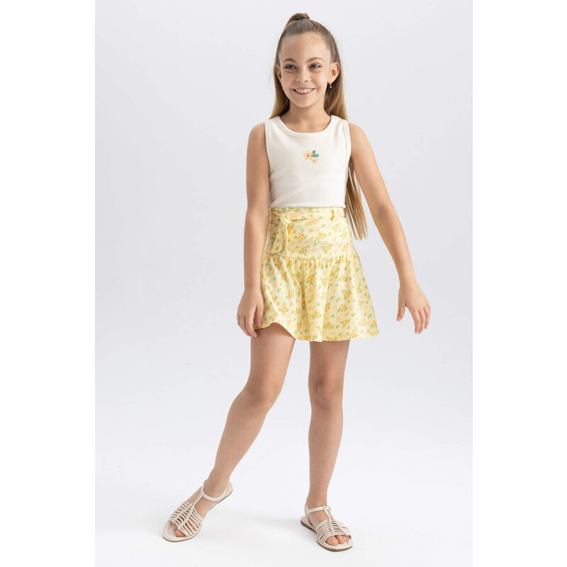 DEFACTO Girl Regular Fit Knitted Skirt