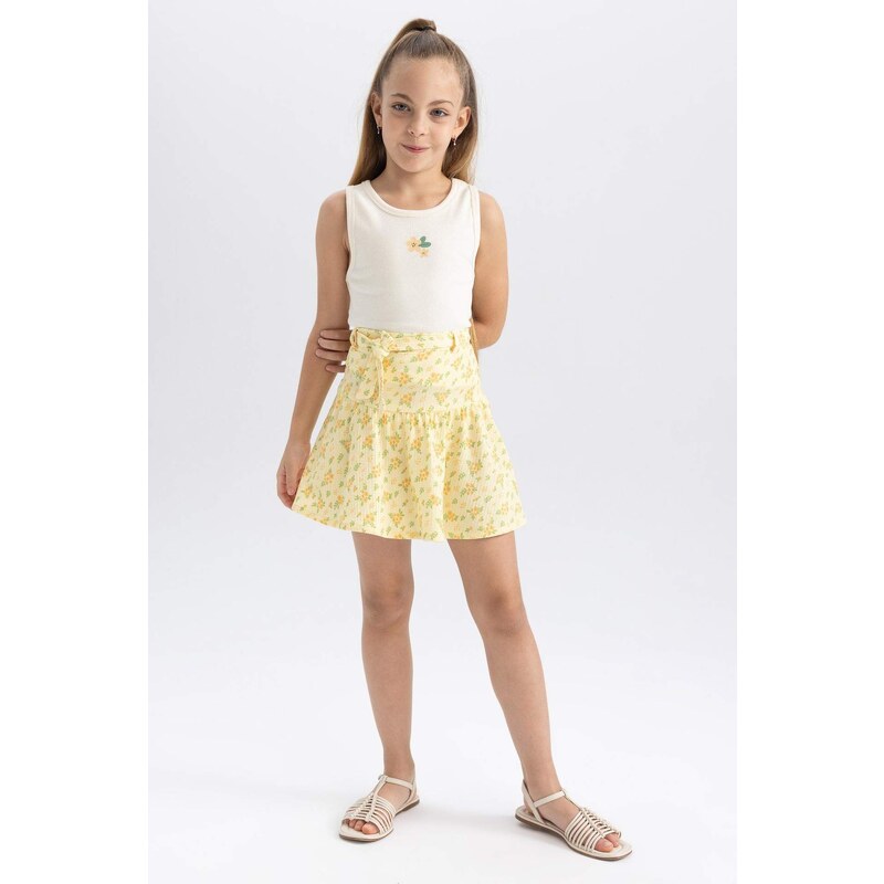 DEFACTO Girl Regular Fit Knitted Skirt