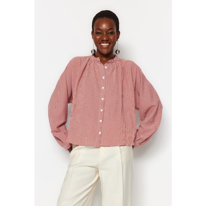 Dámská košile Trendyol Plaid 107047143