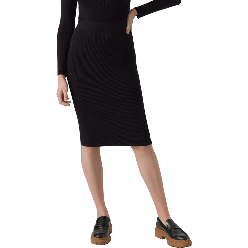 Vero Moda Dámská sukně VMKARIS 10290677 Black XL