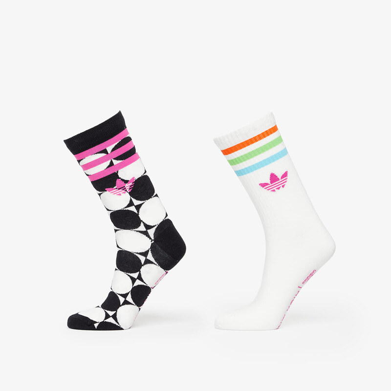 adidas Originals Pánské ponožky adidas x RICH MNISI Pride Sock 2-Pack Black/ Off White