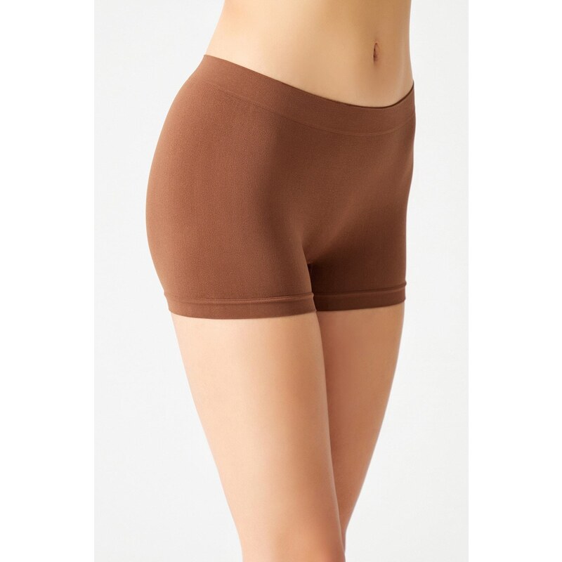 LOS OJOS Brown Seamless Boxer Briefs