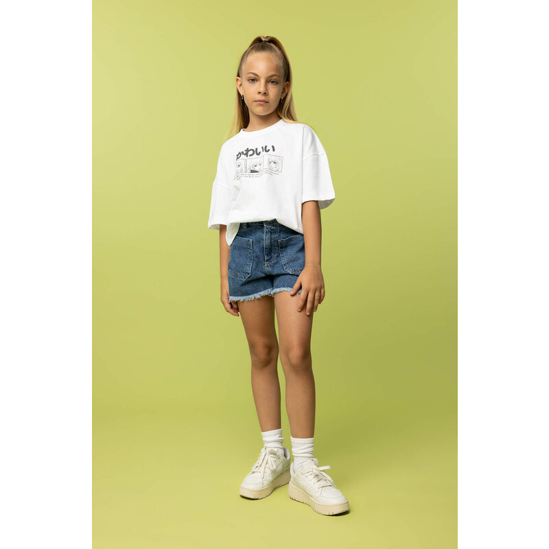 DEFACTO Girl Cargo Fit Short