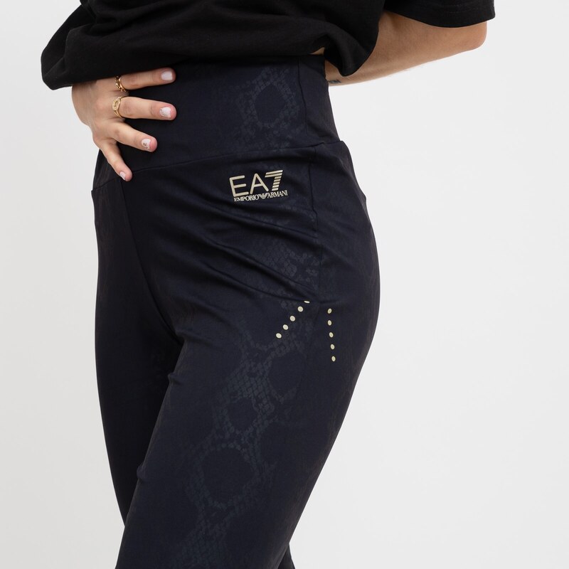 EA7 Emporio Armani LEGGINGS BLACK PYTHON