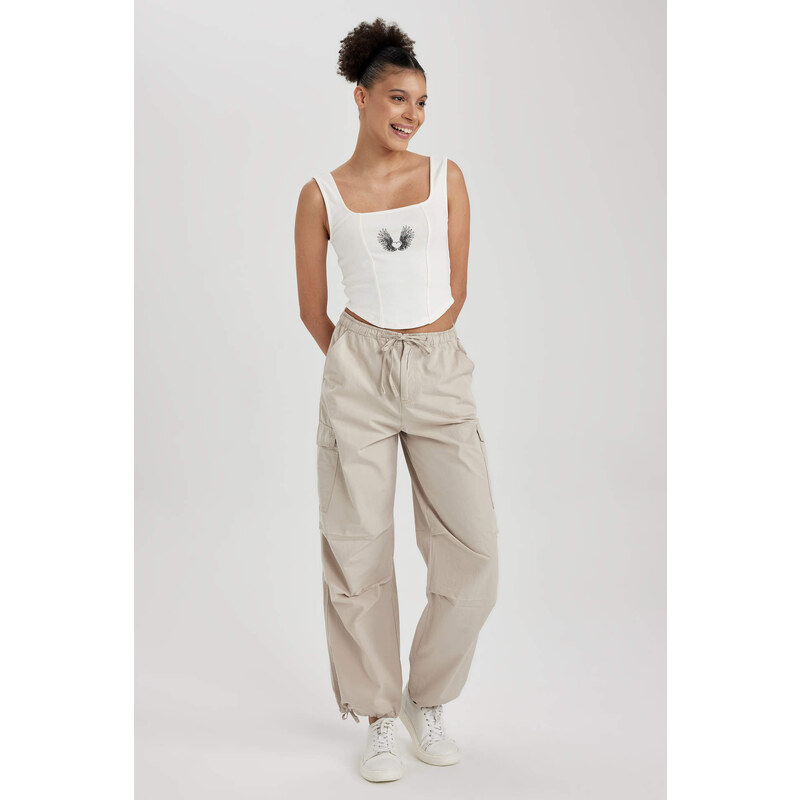 DEFACTO Parachute Poplin Pants