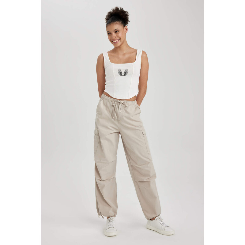 DEFACTO Parachute Poplin Pants