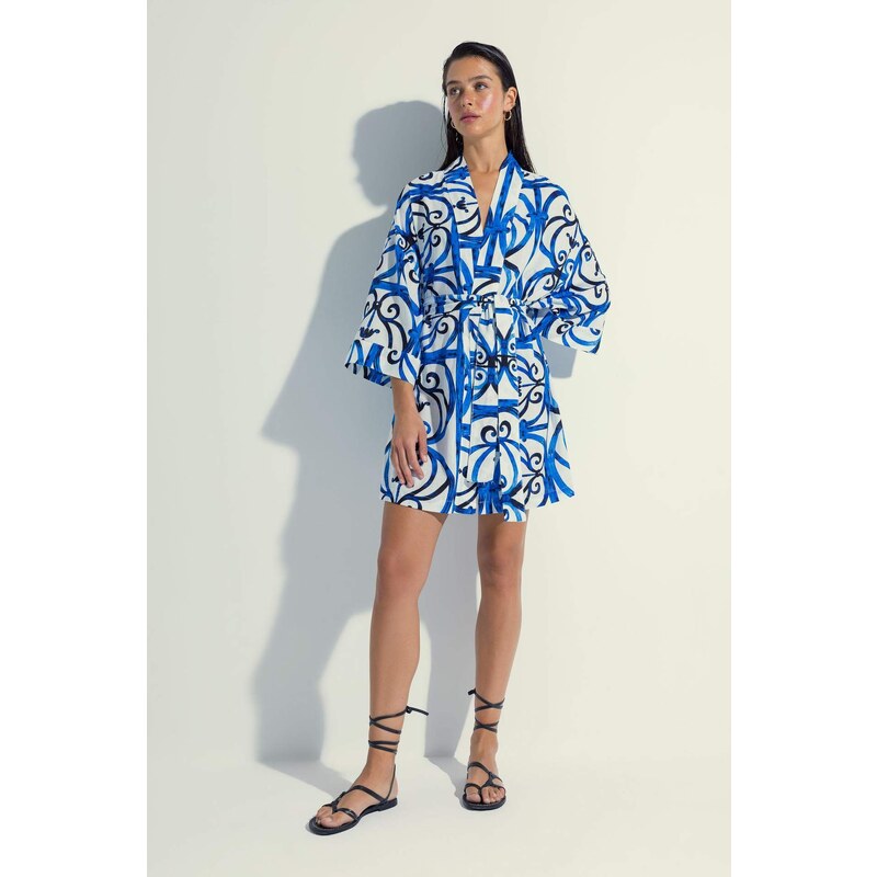 Nefes Istanbul X Defacto Patterned Kimono