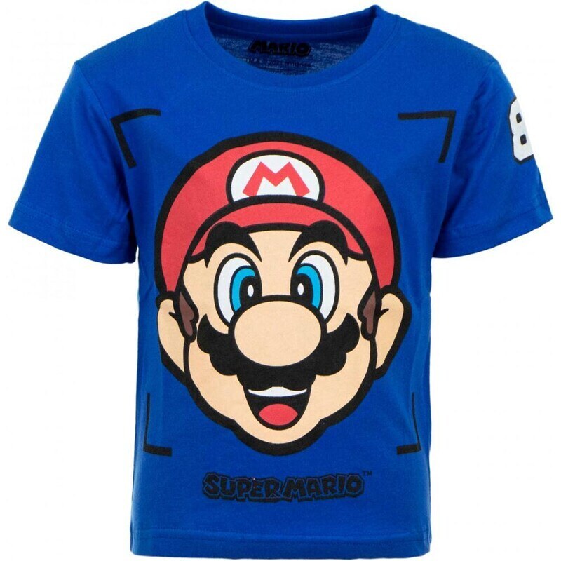 Dětské tričko Super Mario Barva: Modrá, Velikost: 3A