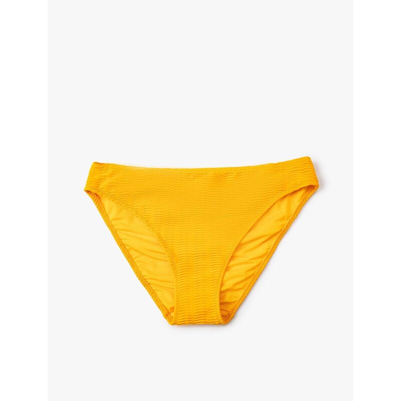 Koton Textured Bikini Bottoms, Normal Waist 115606369