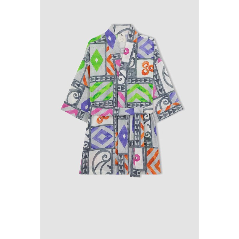 Nefes Istanbul X Defacto Patterned Kimono