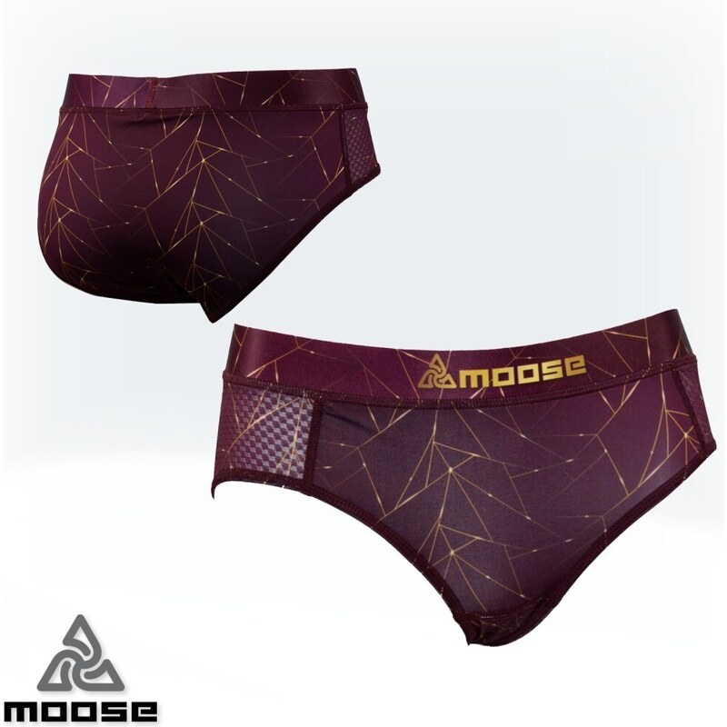 MIMOSA PANTS dámské funkční kalhotky Moose červená XS