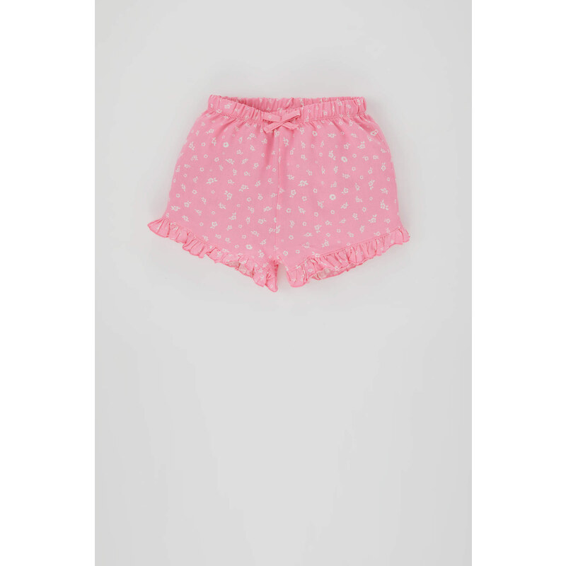 DEFACTO Baby Girl Regular Fit Floral Shorts