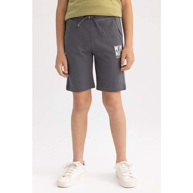 DEFACTO Boy Regular Fit Combed Cotton Shorts