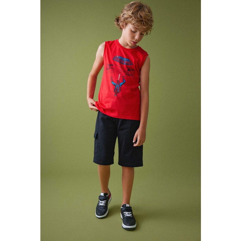 DEFACTO Boy Regular Fit Spiderman Licensed Undershirt