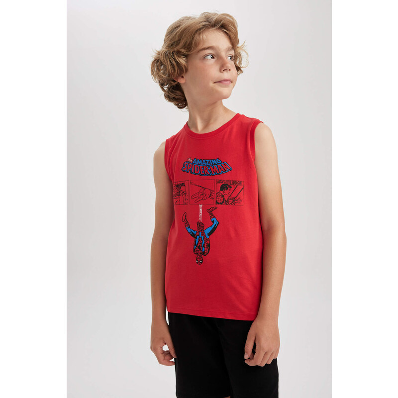 DEFACTO Boy Regular Fit Spiderman Licensed Undershirt