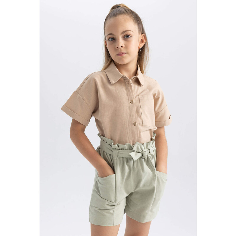 DEFACTO Girl Paperbag Fit Short