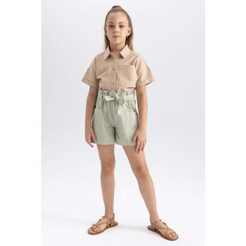 DEFACTO Girl Paperbag Fit Short