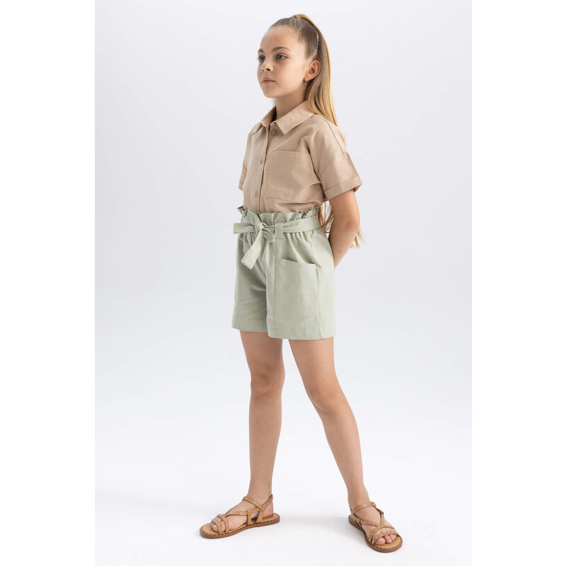 DEFACTO Girl Paperbag Fit Short