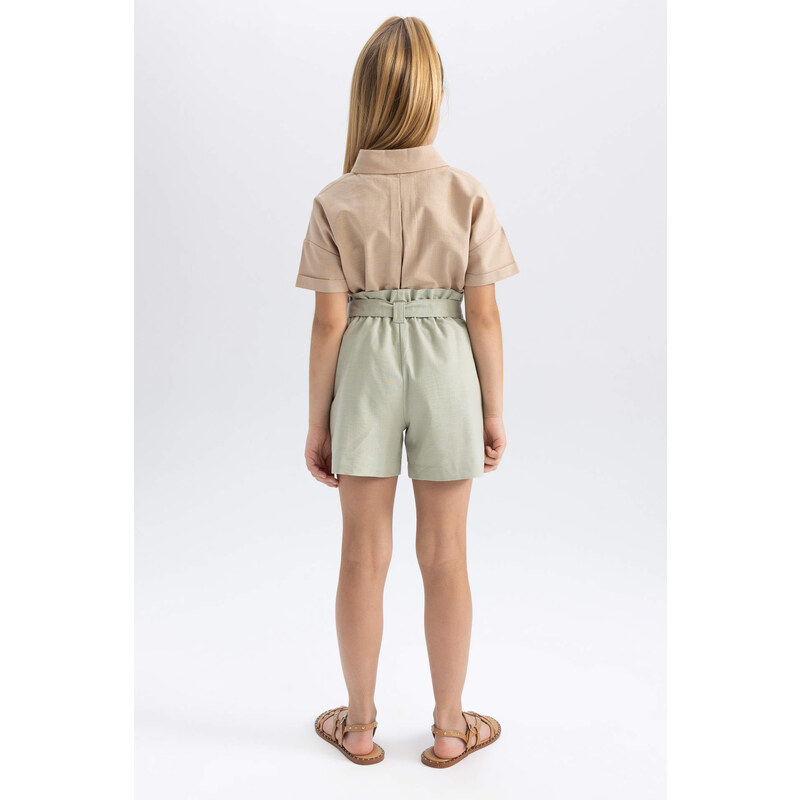 DEFACTO Girl Paperbag Fit Short