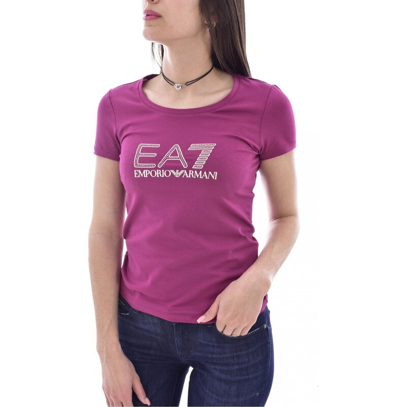 Tričko EA7 WOMAN 6KTT36 TJAPZ purple